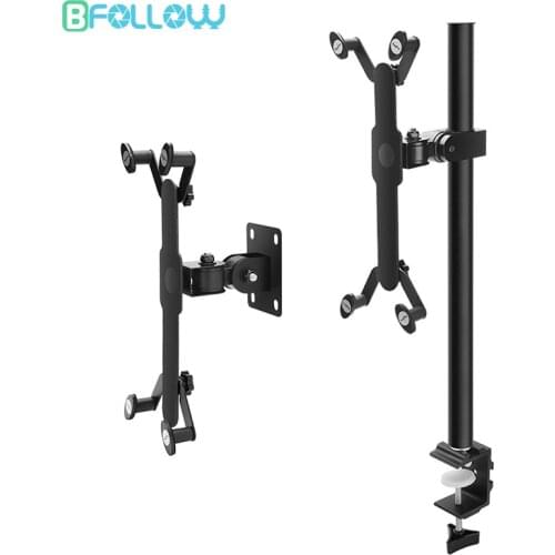 BFOLLOW Tablet Holder with Desk Clamp Mount Wall Bracket Stand for iPad Pro 12.9" 10 inch Air Mini Monitor Samsung Huawei