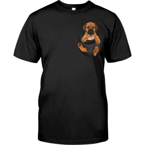 Popular Cotton T-Shirt Rhodesian Ridgeback Pocket 3D Printed T-Shirt Casual Harajuku Short Sleeve Tee Hip Hop Funny Cotton Tops