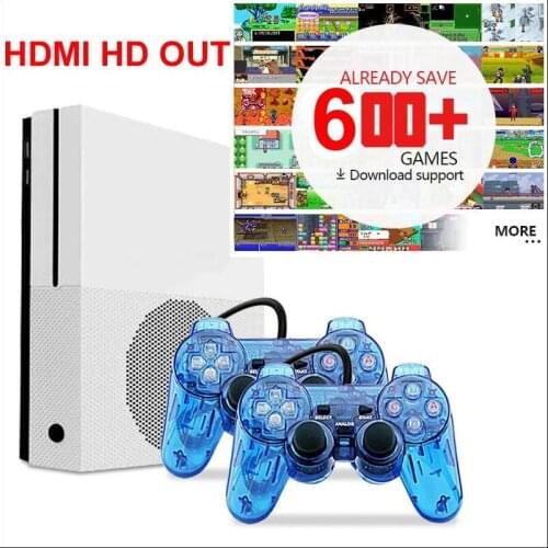 Video Game Console HD TV Game Console 4GB Support HD TV Out built-in 600 Classic Games for GBA/CP1/CP2/SMD/SNES/NES/FC Format