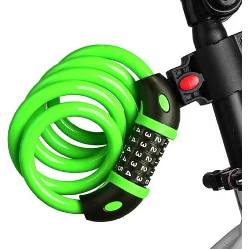 Bike Code Lock Anti-theft Code Type Lock for Motorcycle Mountain Bike Tool Box Bicycle Scooter 5 Digits Number Code Lock