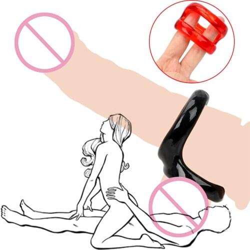 Penis Ring Erection Delay Ejaculation Chastity Sex Toys For Men Adults Games Erotic Cock Sleeve Exotic Accessories Sex Products