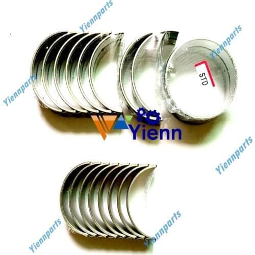 For Kubota D1305 Crankshaft Main Conrod Bearing Set For Kubota Engine R1-261 Excavator Diesel Engine Spare parts
