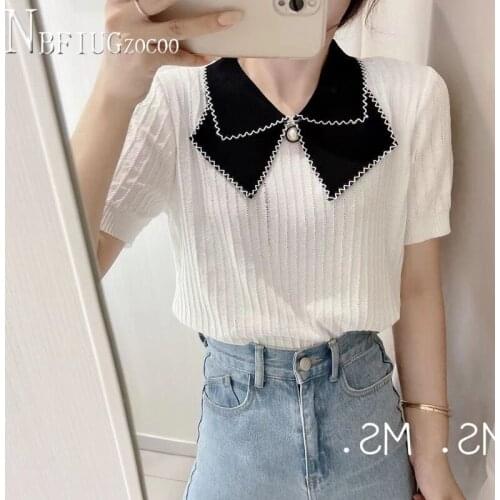 NBFIUG ZOCOO Women's Knitted T-shirts