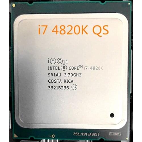Free shipping intel i7-4820k QS i7 4820K QS (3.7Ghz/4 cores/LGA 2011)Desktop CPU scrattered pieces