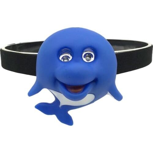 Lovely Child LED Headlight AAA Battery Animal Shape Cute Headlamp Flashlight on Head for Boy Girl Camping Kids Creative Gift