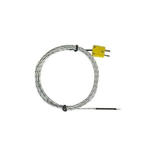 K Type Thermocouple Temperature Sensors with Mini K Type Connector 3m (10')