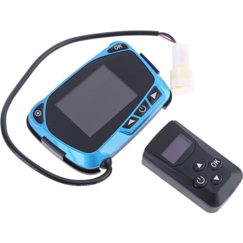 LCD Thermostat Display Switch w/Remote Controller 12/24V for Diesel Air Heater