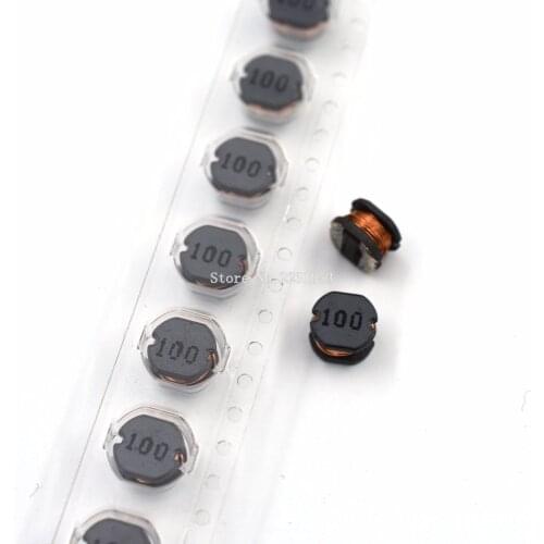 10PCS/LOT 10uH 10UH 100 SMD Power Inductor CD75 Inductors 7.8*7*5mm SMD Inductance