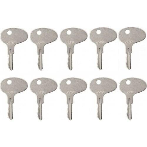 10 Pcs 12343 123243 Key For Caterpillar Kubota Towmotor Satoh Kumiai Forklift Dozer Tractor 912-0514920