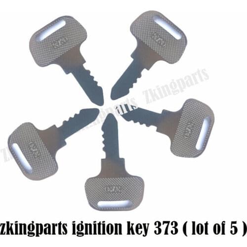5pcs Ignition Key 55364-41180 Fit For Kubota F Series Mower Key is marked 373