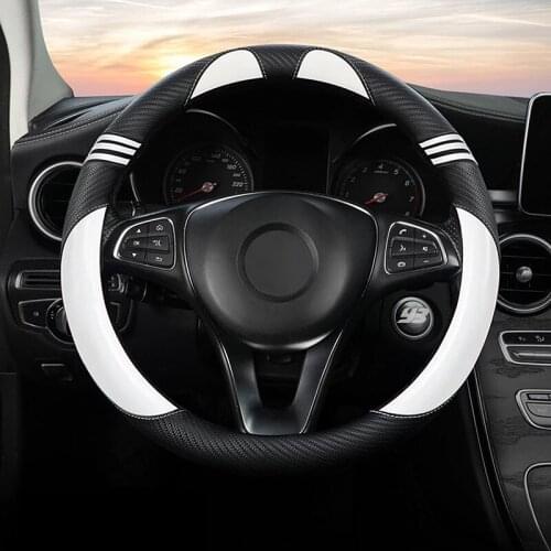 Car Steering Wheel Cover Car Accessories Steering Covers Anti Slip Accesorios Para Auto Car Accessories Interior Suitable 38cm