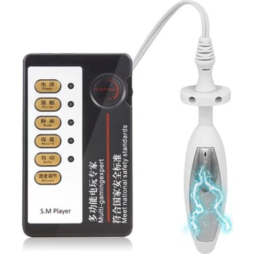 2020 New XY3518 Electro Shock Sex Toys For Men Anal Plug Medical Themed Toys Electric Shock Host Tens Adult Game