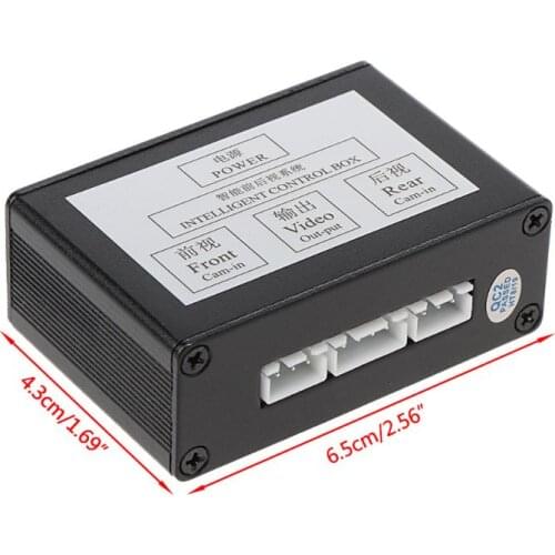 Car Reversing Camera Right-View Blind Zone System Intelligent Switching Front View Rear View Two-Way Control Box 40GF