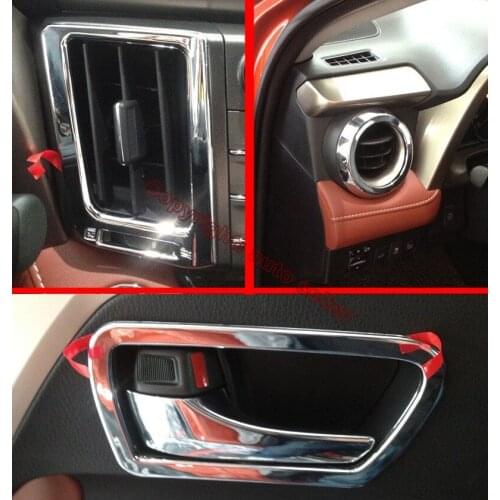 For Toyota RAV4 2016 2017 ABS Chrome Interior Decorations Door Handle Trim