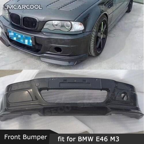 Carbon Fiber Front Bumper Guard Body Kit For BMW 3 Series E46 M3 Head Bumper Hugger Car Styling