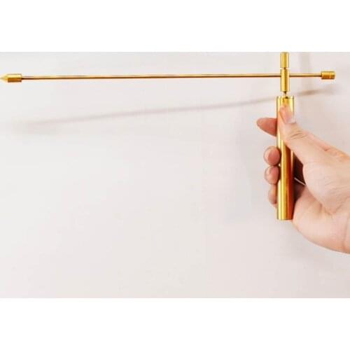 Copper Dowsing Rods Copper Handheld Dowser Sticks Divining Witching Tools for Detecting Underground Objects Drop Shipping