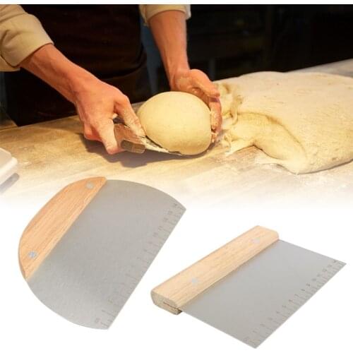 Stainless Steel Griddle Scraper Chopper Great as Dough Cutter for Bread Cutter and Pizza Dough Multipurpose for Kitchen A1