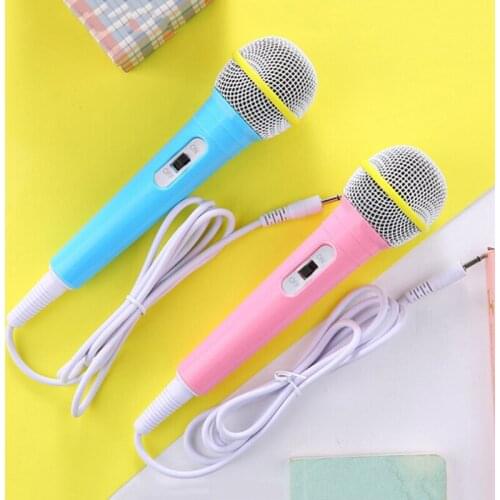 Musical Instrument Wired Microphone Toy Karaoke Singing Kid Funny Gift Music Toy Microphone Toy Kids Children Christmas Gift