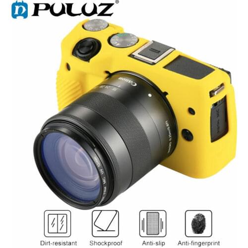 For Canon EOS M3, PULUZ Soft Silicone Protective Case Housing Cover Skin