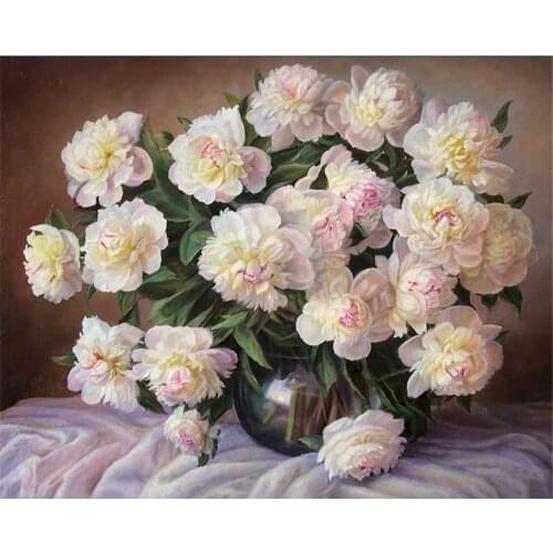 Sunflowers Flower DIY 11CT Embroidery Cross Stitch Kits Craft Needlework Set Printed Canvas Cotton Thread Home Room