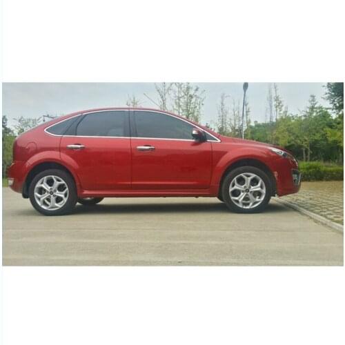 Stainless steel car window trims for ford focus 2004 2005 2006 2007 2008 2009 2010 focus mk2