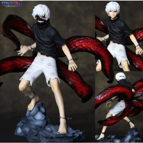 NEW Tokyo Ghoul Figure Kaneki Ken Touka Kirishima PVC Action Figure Kaneki Ken Awakening Figurine Generation of Dark Jin Muyan