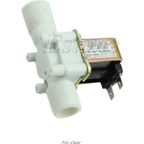 New 12V Electric Solenoid Valve Magnetic DC N/C Water Air Inlet Flow Switch 1/2"