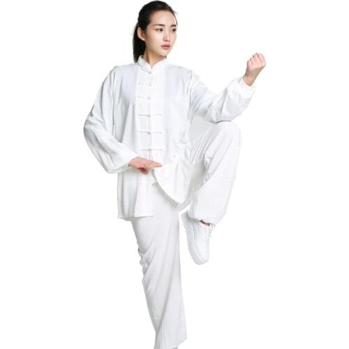 Bourette Long Sleeve Martial Arts Wear Loading Exercise Clothing Women Mens Spring and Autumn Exercise Clothing