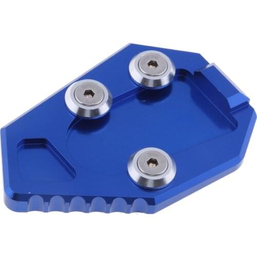 Blue Heavy Duty Motorbike Kickstand Stand Extension Plate for Honda CB1000R