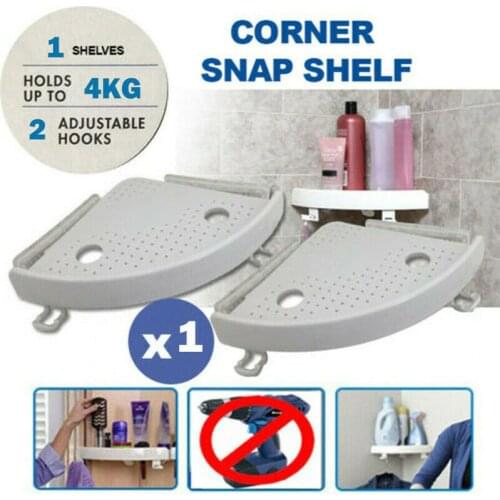 Corner Bathroom Shelf Storage Shampoo Holder Grip Storage Wall Mount Holder 2020 New Wall Holder Bathroom Shelf Hot Sale