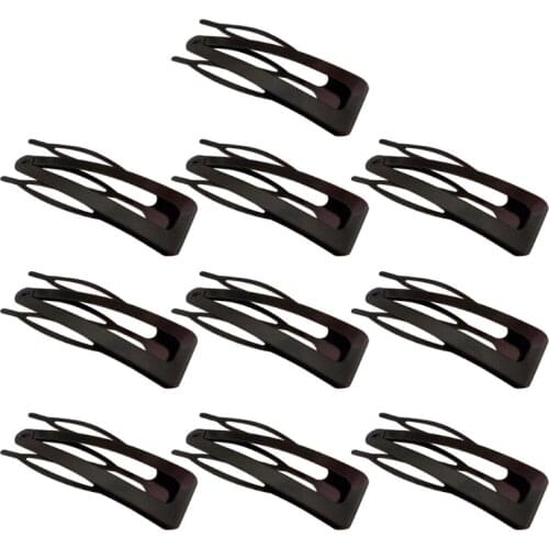 10 Pack Women Hair Cutting Double Grip Hair Clips Metal Snap Hair Clips Hair Barrettes for Hair Making Salon Supplies