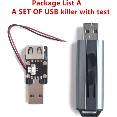 USBkiller USB killer V4 U Disk Power High Voltage Pulse Generator Device Tester FOR computer notebook