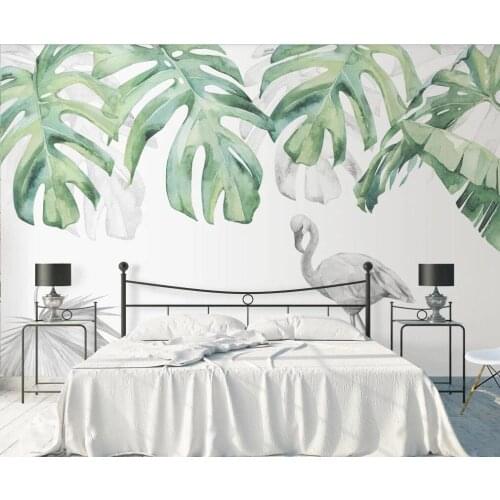 XUE SU Customized large murals / wallpapers / HD simple modern fresh plant background wall coverings