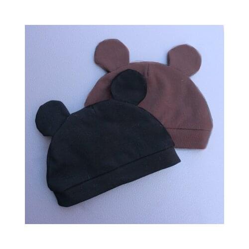 2020 Baby Hat Toddler Girls Boy Ears solid Cap Winter Warm Beanie Hat Cute Ears Plush Cap Beanie hat