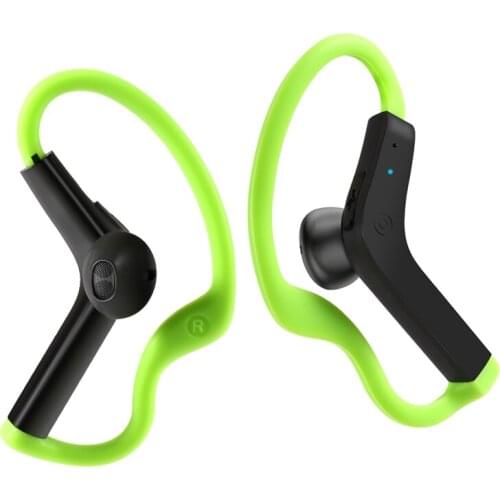 2021 Sports Earphones IPX 6 Waterproof Wireless Headphones 5.0 Bluetooth Sweatproof Lightweight Long Standby Running Cycling