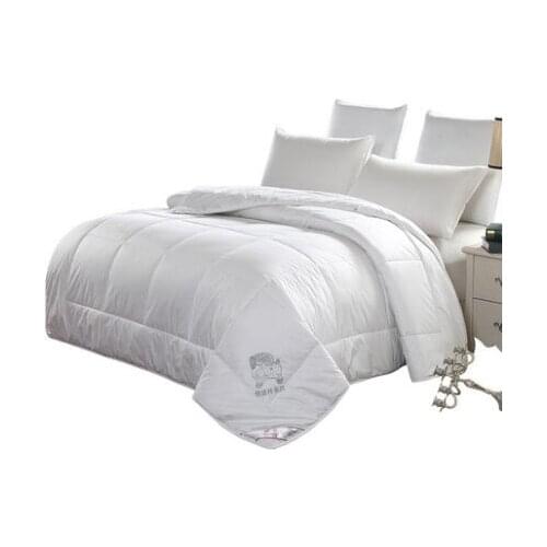 220x240cm 100% A+ Australian Wool Comforter Winter Quilt Sheep Hair Blanket Comforters Quilted top capa edredones blanco futon