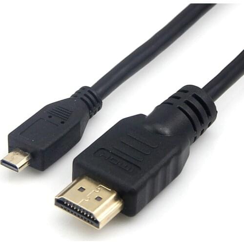 5ft MICRO HDMI-compatible D to HDMI-compatible A hd Cable for Sony camcorder Handycam HDR-CX220 HDR-CX230 CX280/ 3D / V1.4 / 4K