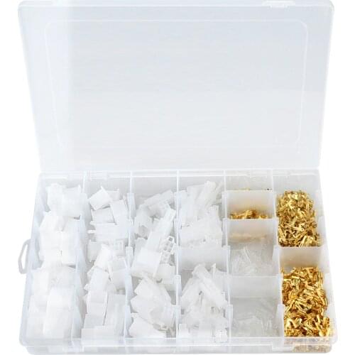 700PCS/Box 2.8mm 2P 3P 4P 6P 9Pin Automotive 2.8 Electrical Wire Connector Male Female Cable Terminal Plug Kits