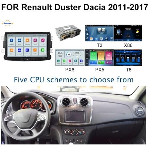 Double Din 2 DIN Android Car radio For Renault Duster Dacia Logon Sandero Lodgy Capture Symbol Duster Docker 2011-2017 head unit