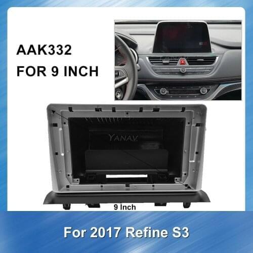 2 Din Car audio Stereo receiver Dash Installation Trim Kit Mount Kit Frame For Refine S3 2017 car DVD Radio Installation Fascia