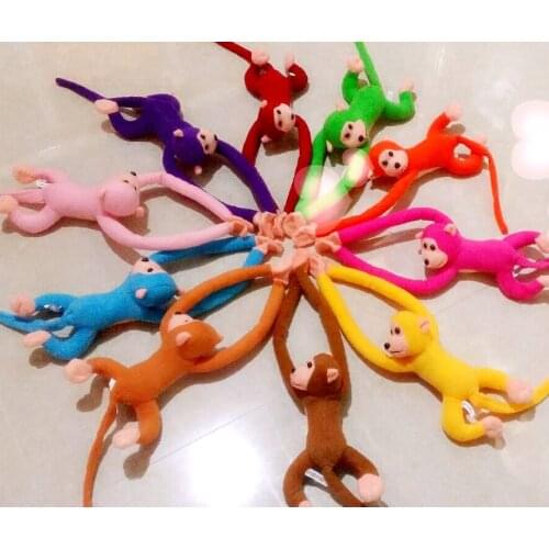 Free shipping, lovely little monkey cute monkey plush toy,one lot/ 10 pieces, party present ,Christmas gift h136