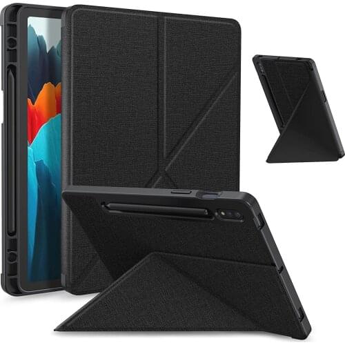 For Samsung Galaxy Tab S7 plus 12.4 Inch T970/T975 Case Magnetic Folding Smart Cover Funda Tablet for Samsung Tab S7 11inch T870