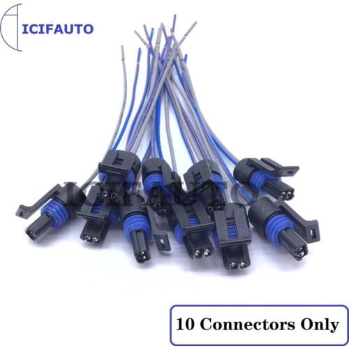 Engine Coolant Temperature Sensor Pigtail Harness Connector with Cable For 1999-2009 Buick Cherolet Chevy GMC Pontiac Saturn