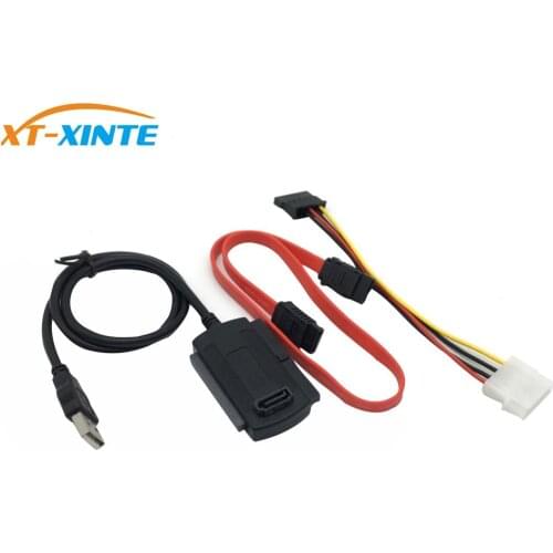 SATA/PATA/IDE Drive to USB 2.0 Adapter Converter Cable for Hard Drive Disk HDD 2.5" 3.5" Plug and Play High Speed Transmission