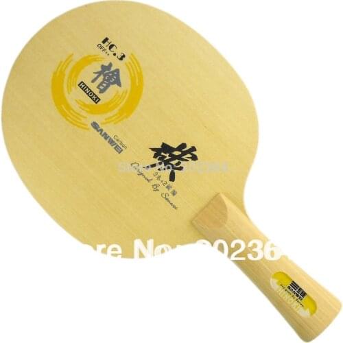 Sanwei HC.3 (HC-3, HC 3, HC3) HINOKI Carbon OFF++ Table Tennis Blade for PingPong Racket