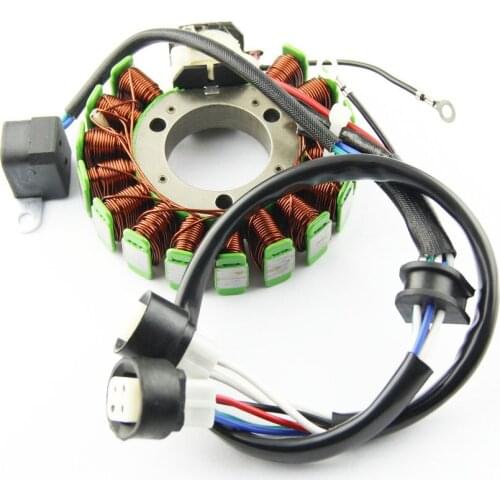 Motorcycle Stator Magneto Coil 18 Poles 12V Coil For Yamaha YFM225 YFM250 Moto-4 59V8551020 59V-85510-20