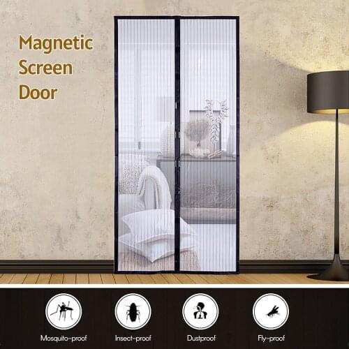 Summer Hands-free Magnetic Anti fly Bug insect mosquito door screen Curtains Automatic Closing Magnetic Door Net DropShipping