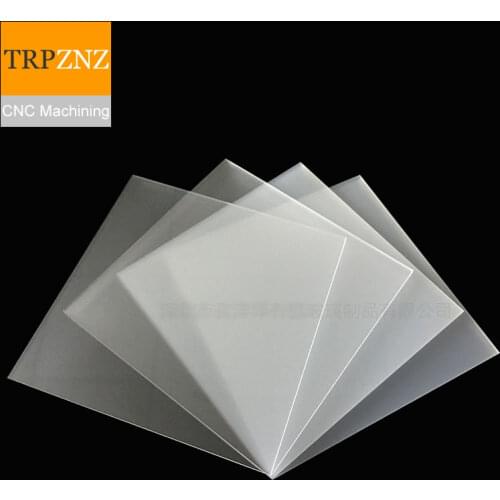 Frosted acrylic sheet, Matte White/Black plexiglass plate engraving,Diffuser plate Lamp cover board ,Custom processing