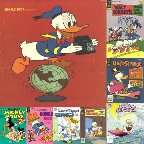 Disney 5D DIY Fuuny Donald Duck Diamond Painting Cross Stitch Kits Diamond Embroidered Mosaic Handwork for Home Decor