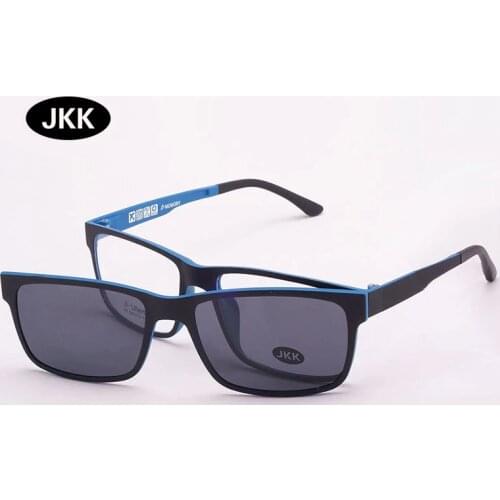 Ultra-Light Tungsten Titanium Eyeglasse Frame With Magnet Clip On Myopia Glasses Polarized Sunglasses 3D Lens Night Vision jkk80